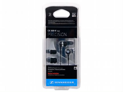 Наушники Sennheiser CX 300-II precision black