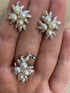 Серебряный гарнитур