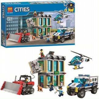 Конструктор City - Ограбление на бульдозере