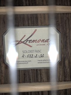 Гитара kremang f65 fiesta soloist series