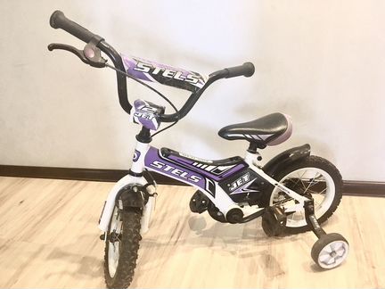 Детский велосипед stels jet 12 колёса