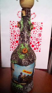 Бутылка декоративная