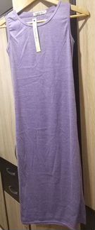 Новое трикотажное платье-майка