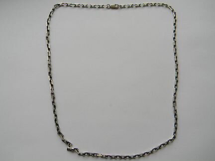 Цепь мужская серебряная. 925. С чернением