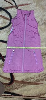 Жилетка жилет тёплый удлинённый