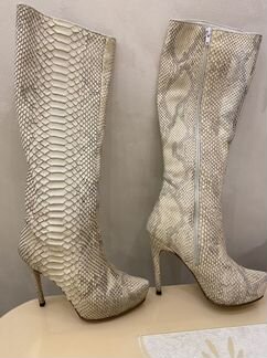 Сапоги из питона 38 размер