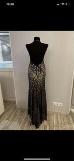 Платье вечернее с шлейфом 40 размер