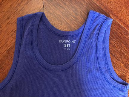 Майка Bonpoint синяя индиго 10 лет оригинал