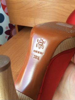 Туфли красные Lanvin оригинал 38 1/2