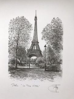 Набор открыток гравюр