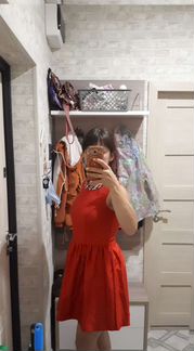 Красное платье zarina S