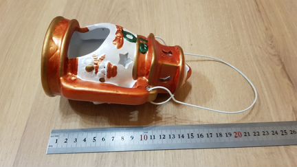 Подсвечник керамика новогодний