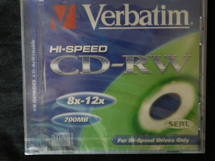 CD-RW 9 новых дисков и новый DVD-RW