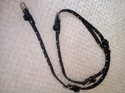 Ремешки кожаные со стразами