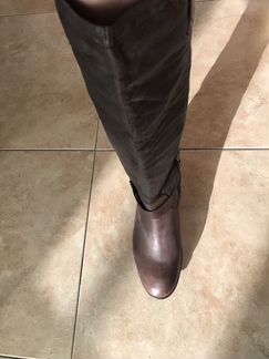 Сапоги кожаные