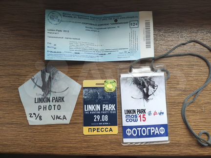 Linkin Park. 29.08.2015. Набор фото аккредитации