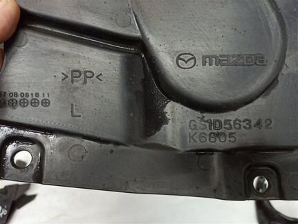 Пыльник двигателя левый Мазда 6 GH LF17 2008