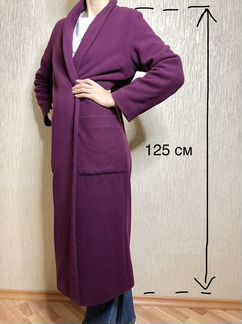 Длинное зимнее пальто утепленное женское