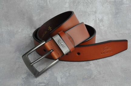 Ремень Lacoste в рыжем цвете