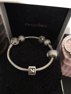 Шарм Pandora буква N