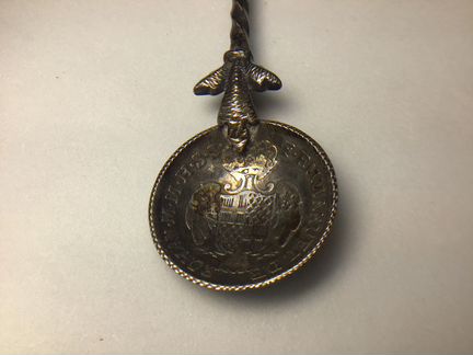 Ложка серебро миальтийский крест мальта антиквариа