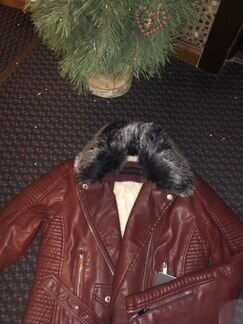 Новаякуртка кожаная утеплённая