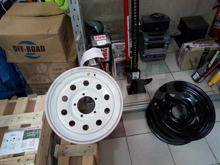 Диск усиленный УАЗ стальной белый 5x139,7 8xR16