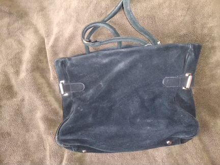 Замшевая сумка