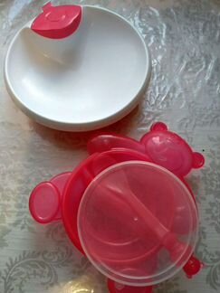 Тарелочка BabyOno с подогревом для кормления