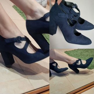 Туфли ботильоны под замш