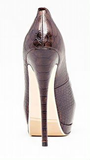 Коричневые кожаные туфли