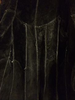 Дубленка чёрная