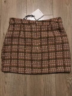 Юбка твидовая новая
