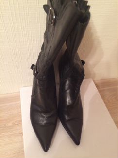 Сапоги кожаные