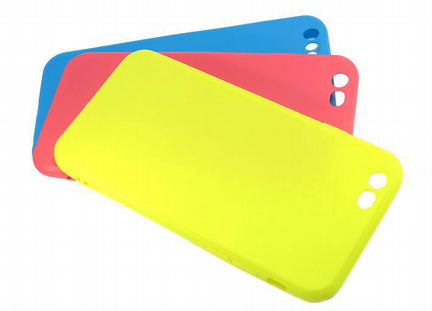 Чехол-накладка для iPhone 66S (4.7) fashion TPU матовый б/отв желтый