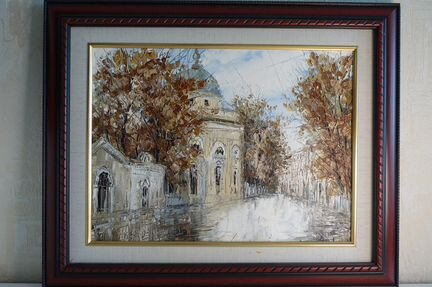Картина холст,масло30х40. ул Большая Ордынка.2007