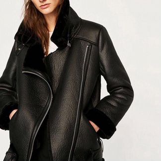 Дубленка zara
