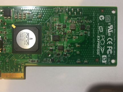 Сетевой адаптер HP NC382T 2 порта Ethernet новый