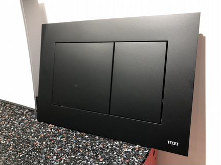 Подвесной унитаз, инсталляция, панель смыва Tece