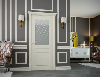 Межкомнатная дверь Аделина 3 Стекло Рим