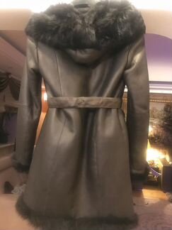 Натуральная дубленка для девочки