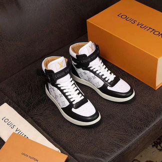 Кеды высокие кожаные Луи виттон кроссовки