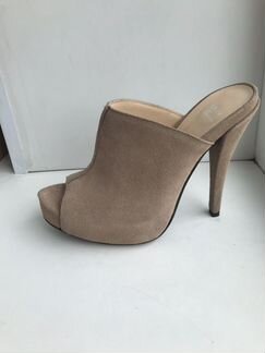 Замшевые сабо