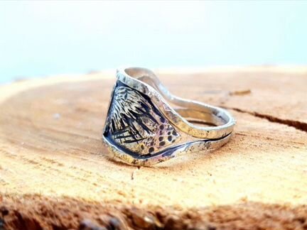 Серебряная печатка 