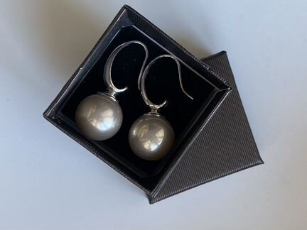 Серьги жемчуг майорика