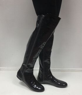 Ботфорты zanotti (лак)