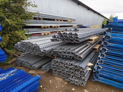 Стеллажи бу складские, металлические