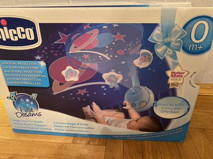 Мобиль Chicco Волшебные звёзды голубой