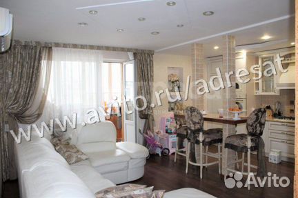 3-к квартира, 69.8 м², 2/9 эт.