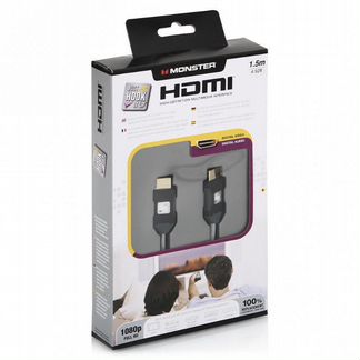Новый кабель Monster hdmi - hdmi-1.5 метра в короб